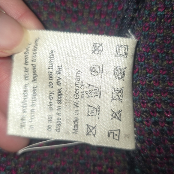 Bode Mohair Wool Blend Knit Jacket Tapestry Button Front GR 40 US M - Picture 9 of 11